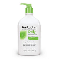 AmLactin Daily Moisturizing Body Lotion, Moisturizing Lotion for Dry Skin to Help Soften and Smooth - 14.1 Oz Pump Bottle