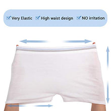 Load image into Gallery viewer, Washable Mesh Pants 4 Pack Postpartum Underwear Hospital Provide for Surgical Recovery,Incontinence, Maternity (S/M(12-38 in))
