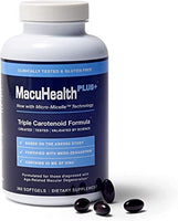 MacuHealth Plus+ Eye Vitamins Supplement for Adults (90 Days Supply) AREDS2 Based Formula for AMD with Lutein, Zeaxanthin, and Meso-Zeaxanthin | Protect Against Macular Degeneration