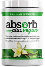 Load image into Gallery viewer, Absorb Plus Vegan Isolate Protein - Diet Supplement Improved Gut Health, Nutritional Support, Natural Ingredients, Non-GMO, Gluten-Free, Organic Sprouted Rice Protein, Unsweetened Vanilla Brle, 1kg
