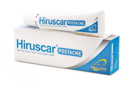 10 G. Hiruscar Postacne Post Acne Gel for Acne Scar Scars & Dark Mark Spots Product of Thailand