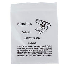 Load image into Gallery viewer, 10 Packs Dental Orthodontics 3-1/2 Oz Force Clear Elastics Rubber Bands 3/16&quot; Rabbit 1000pcs
