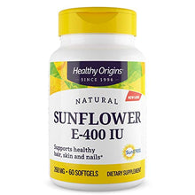 Load image into Gallery viewer, Healthy Origins Vitamin E - 400 Iu Sunflower Gels, 60 Count

