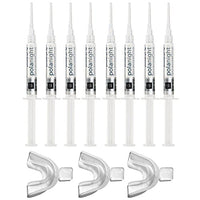 Whitening oral care Gel+Trays!!! Polanight 22% 8 Syringes of Teeth Whitening/Bleaching Gel + Trays