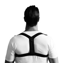 Load image into Gallery viewer, Swedish Posture Classic Brace Shoulders and Upper Back Pain Relief ((Female L-XL/Male - L), Black)
