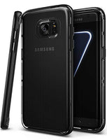 Ringke Frame Compatible with Galaxy S7 Edge Case Reinforced Dual-Layered Guard Bumper SF Black Resilient Incomparably Natural Contour Patented & Exclusive Interlocking Clasp Mechanism Cover
