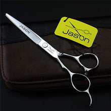 Load image into Gallery viewer, Left Hand Hair Cutting Scissors Set, 6.0 Inch Left-Handed Hair Beard Trimming Grooming Thinning Shears, Light and Sharp, for Left-Handed Hairstlist Salon Home Use
