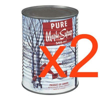 Decacer Pure Maple Syrup From Canada #1 Grade A (2 Cans) of 540ml 18.26oz