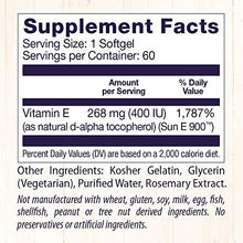 Load image into Gallery viewer, Healthy Origins Vitamin E - 400 Iu Sunflower Gels, 60 Count
