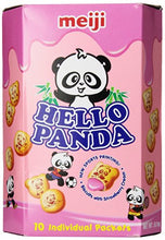 Load image into Gallery viewer, Meiji Hello Panda Cookies-L, Strawberry, 9.1 Ounce
