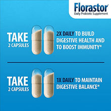 Load image into Gallery viewer, Florastor Daily Probiotic Supplement for Women and Men, Proven to Support Digestive Health, Saccharomyces Boulardii CNCM I-745 (30 Capsules)
